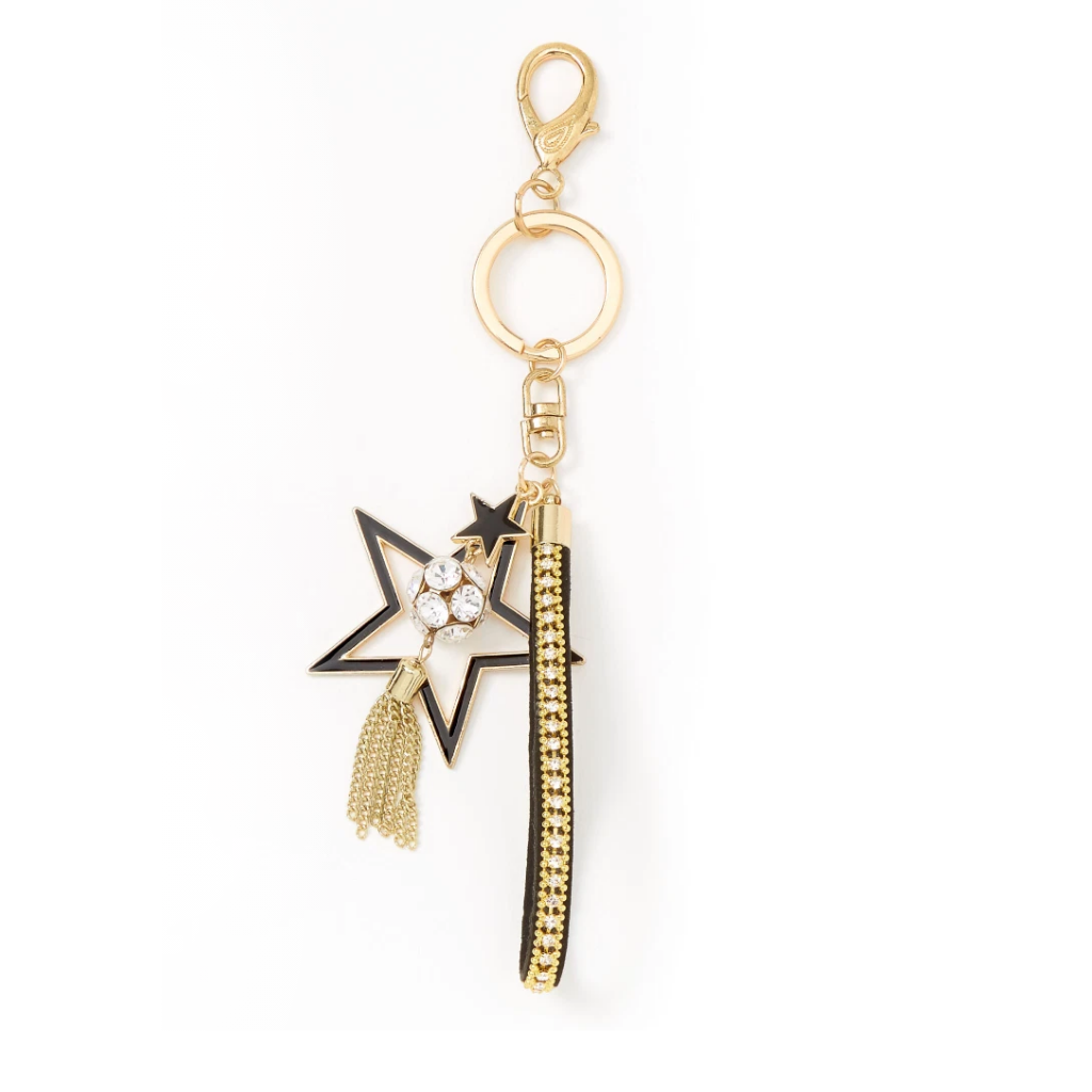 Nova Star Keyring - Black