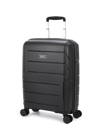NZTourist Ultra-Light Traveller 56cm Suitcase - Black - San Michelle Bags suitcase nz