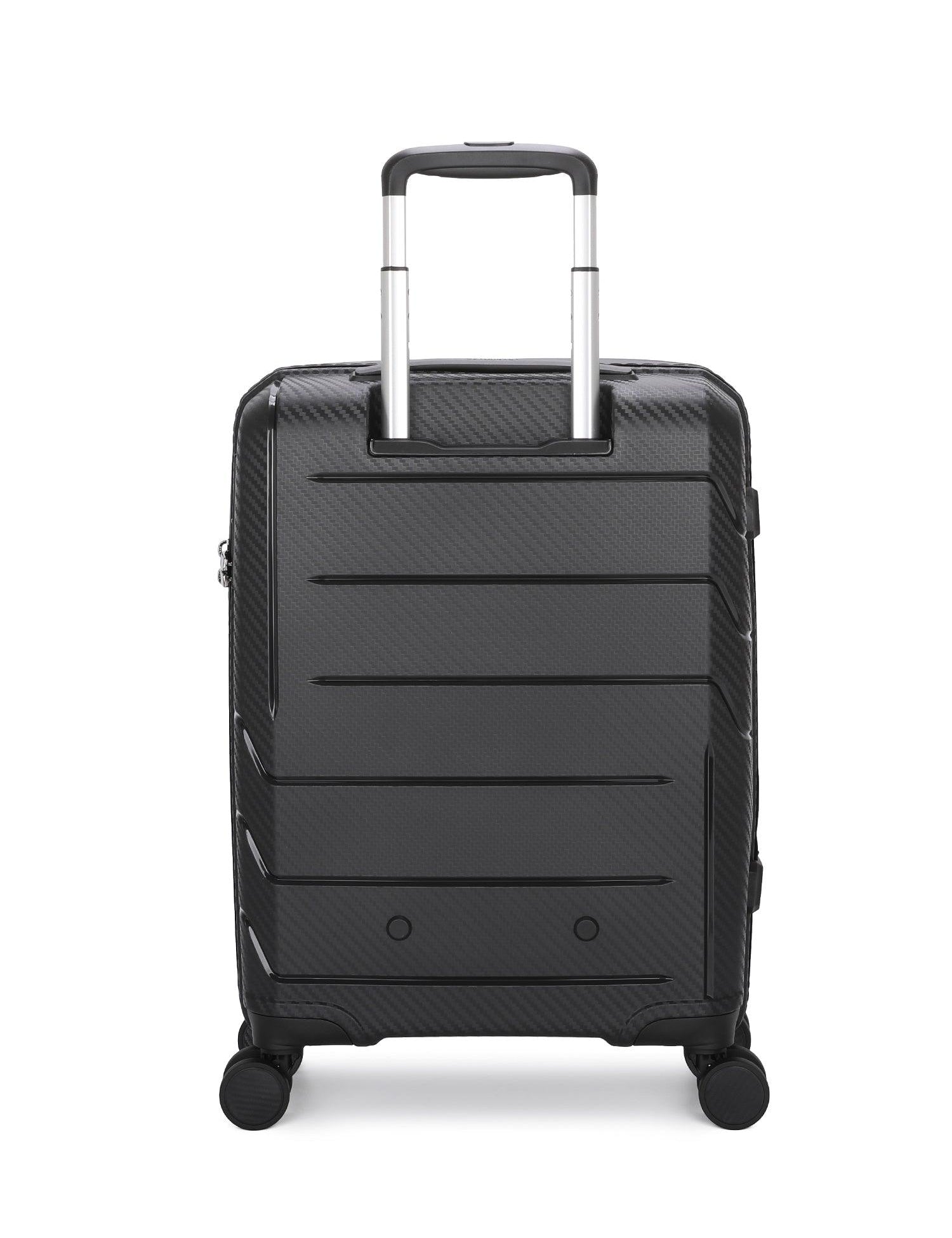 NZTourist Ultra-Light Traveller 56cm Suitcase - Black - San Michelle Bags suitcase nz