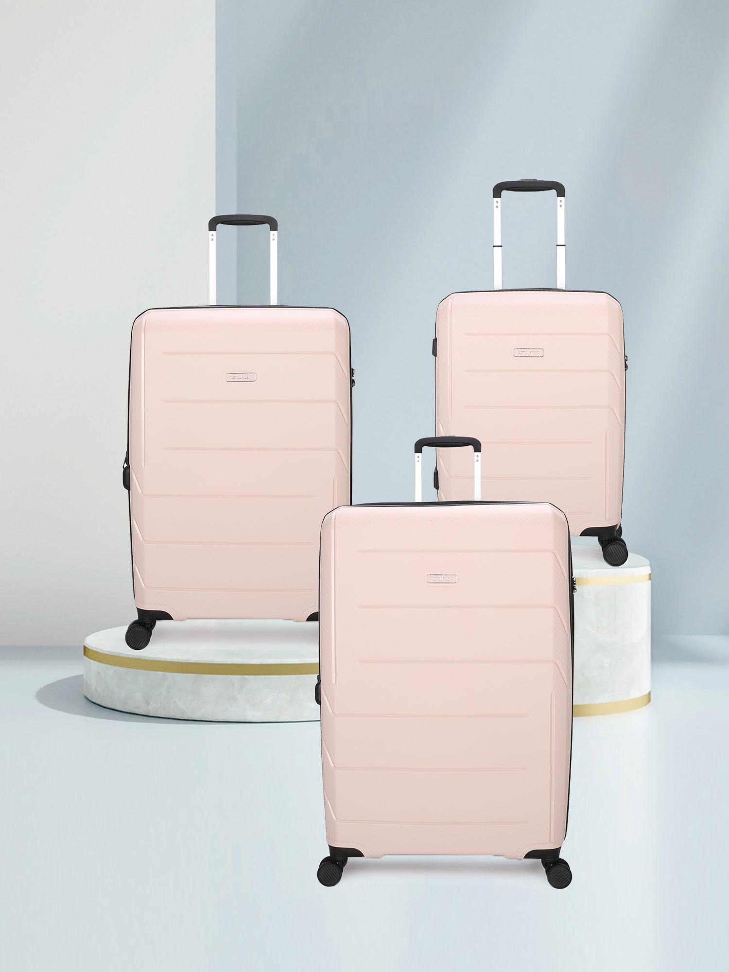 NZTourist Ultra-Light Traveller 69cm Suitcase - Light Pink - San Michelle Bags suitcase nz
