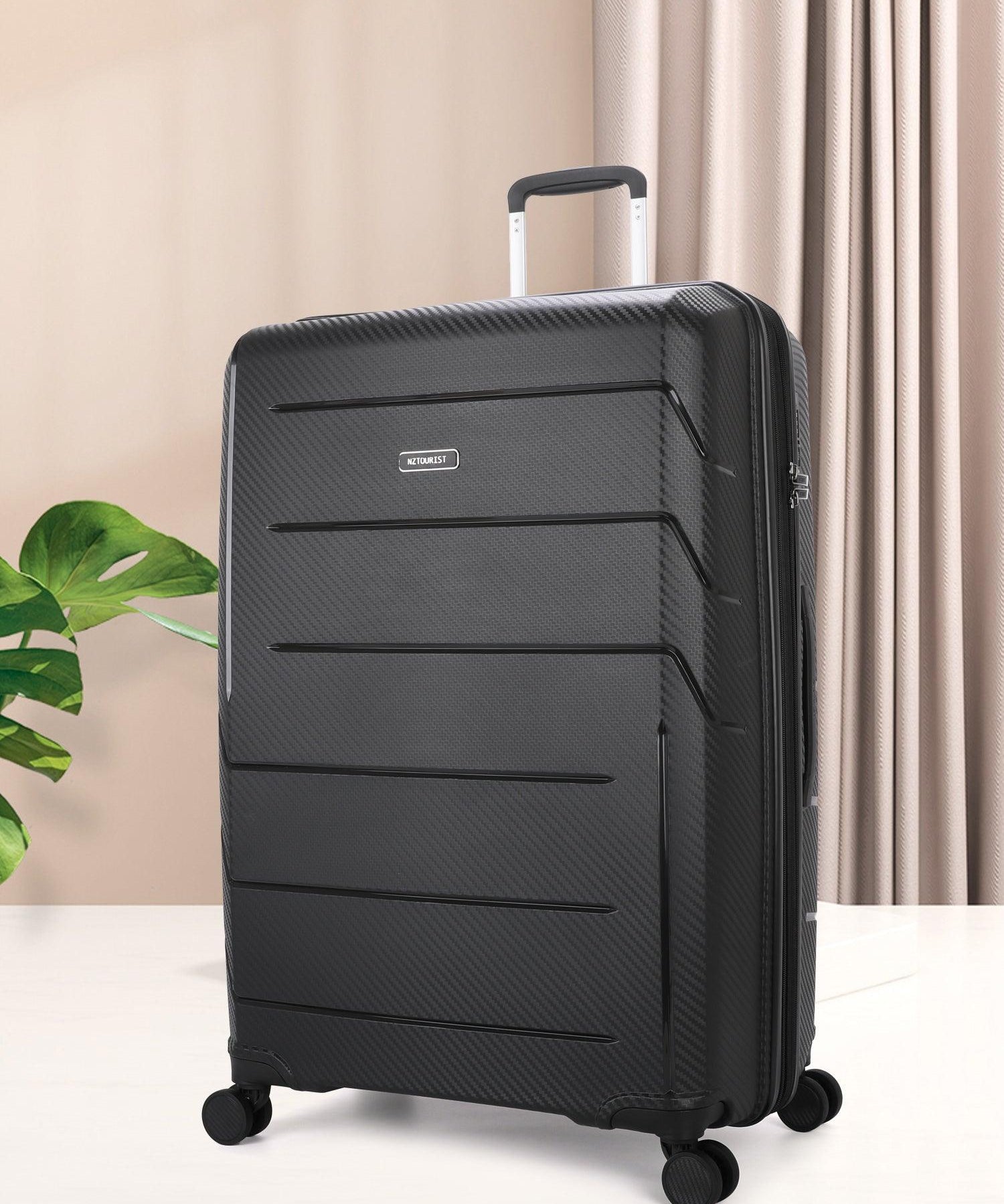 NZTourist Ultra-Light Traveller 78cm Suitcase - Black - San Michelle Bags suitcase nz