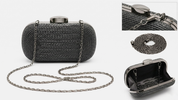 Ola Clutch Bag - Black