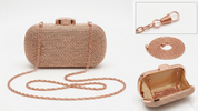 Ola Clutch Bag - Rose Gold