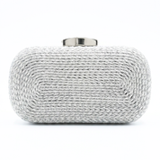 Ola Clutch Bag - Silver