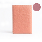 Parker Leather Passport Wallet - Salmon Pink