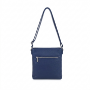 Polly Leather Crossbody Bag - Dark Blue