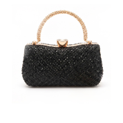 Portia Clutch Bag - Black