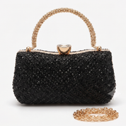 Portia Clutch Bag - Black