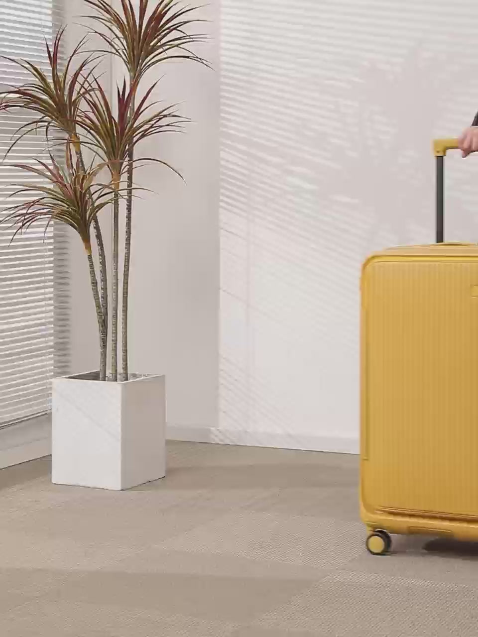 San Michelle Trailblazer Front-Open Trunk 74cm - Black