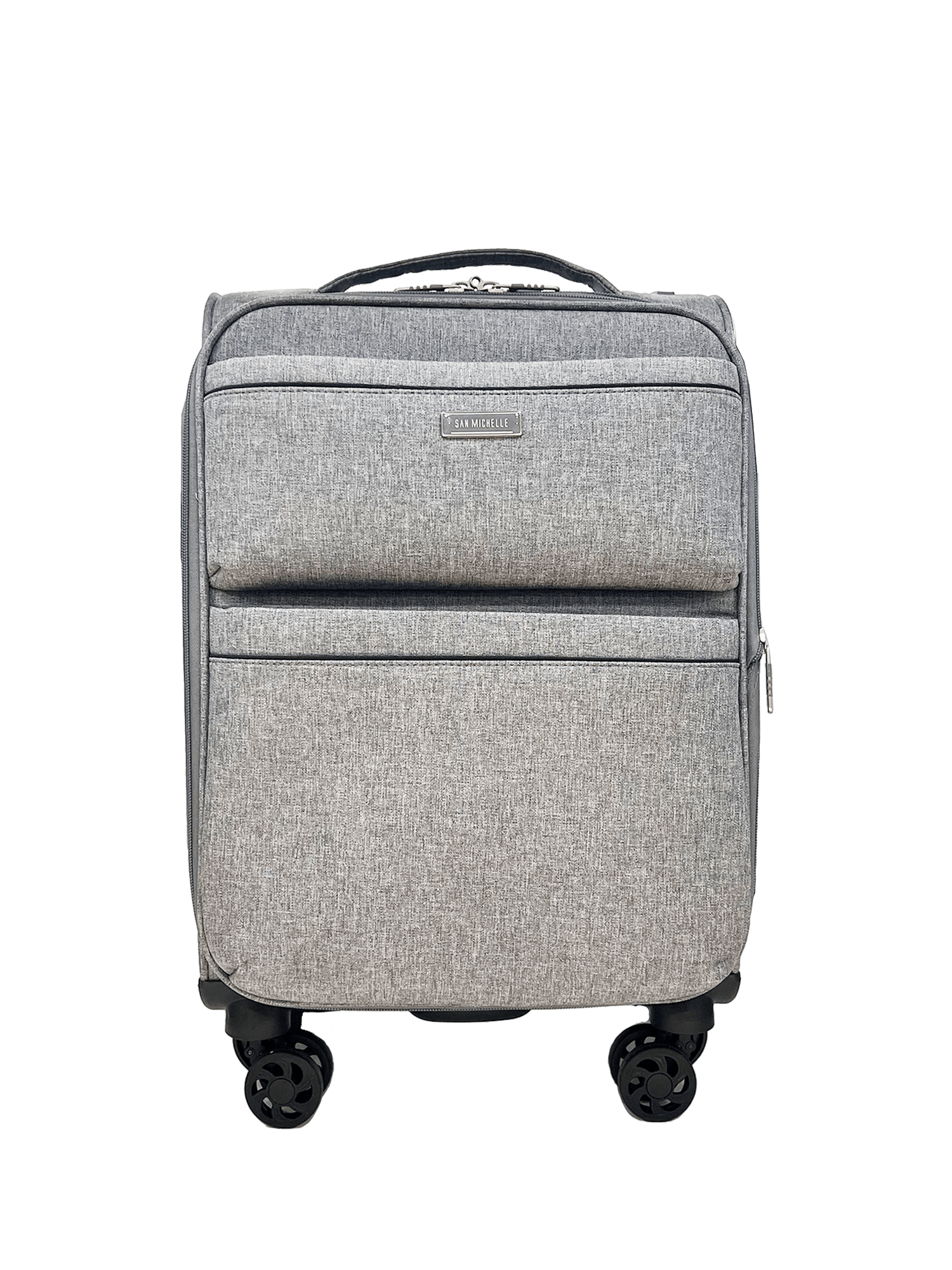 San Michelle Denim Carrier 55cm Suitcase - San Michelle Bags suitcase nz