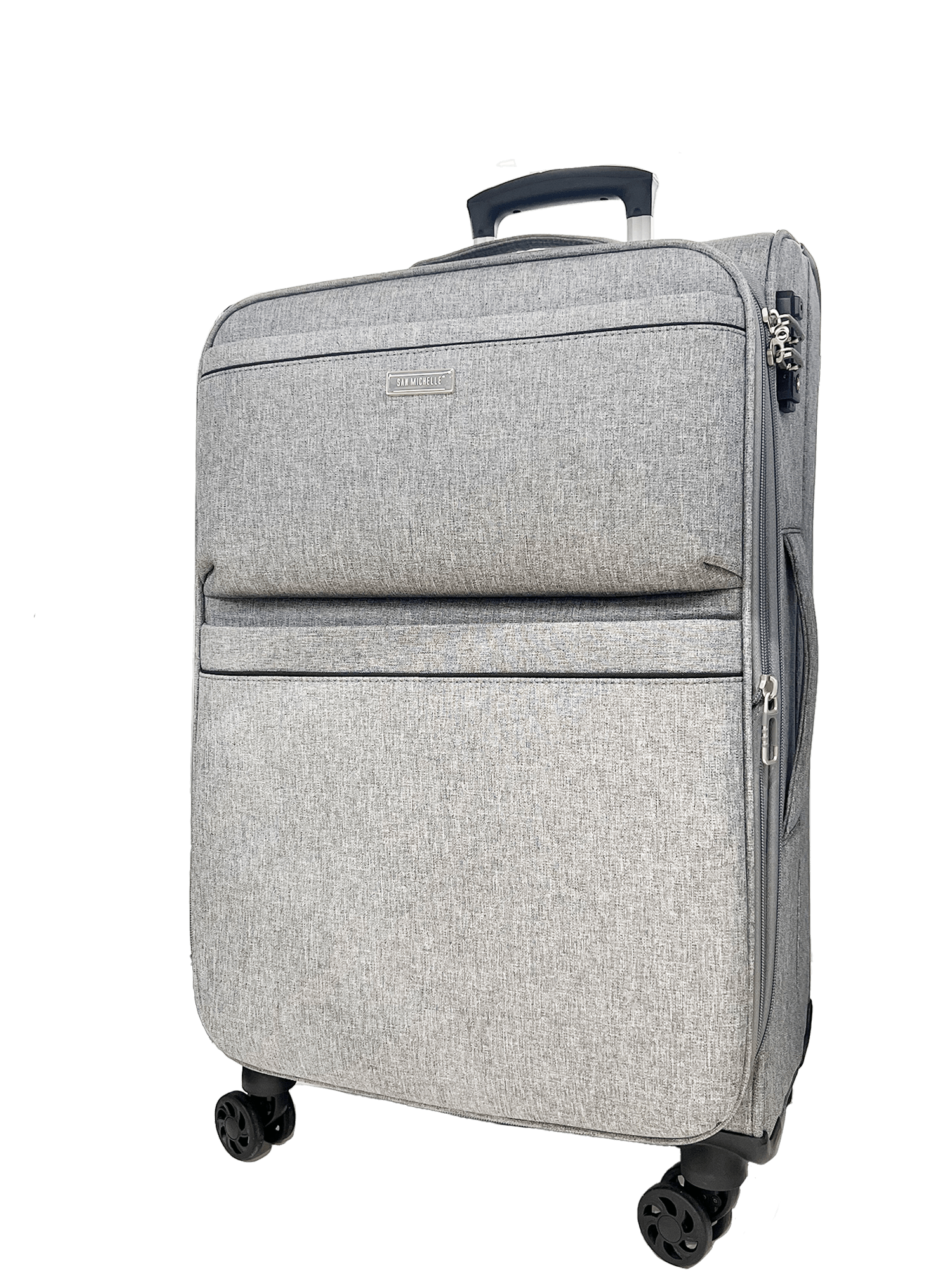 San Michelle Denim Carrier 67cm Suitcase - San Michelle Bags suitcase nz