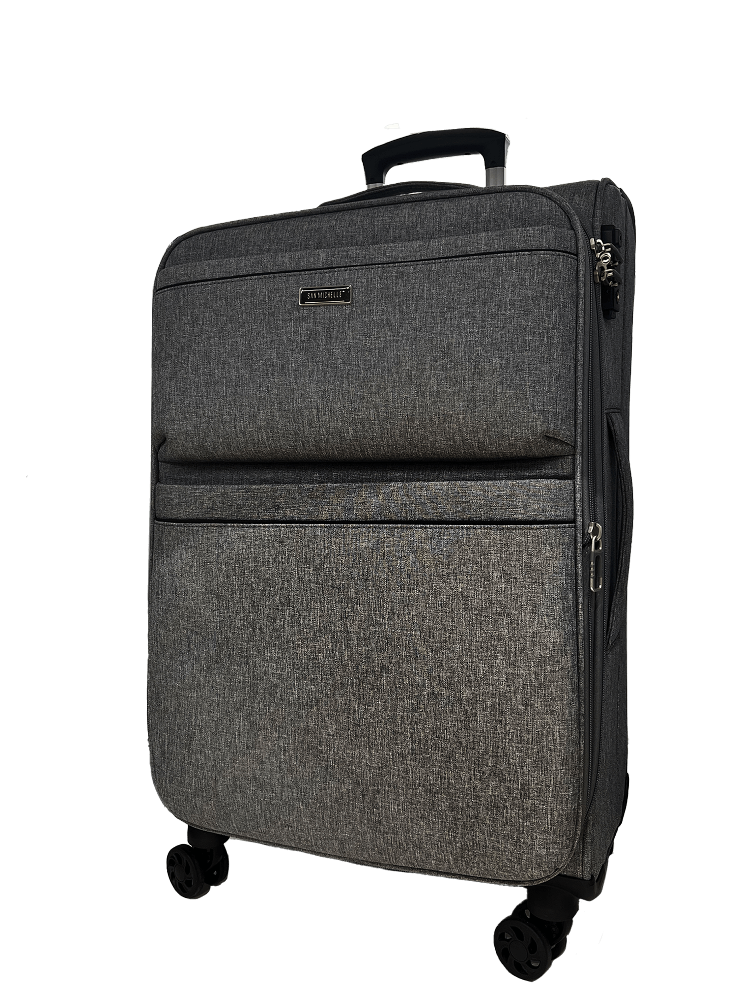 San Michelle Denim Carrier 67cm Suitcase - San Michelle Bags suitcase nz