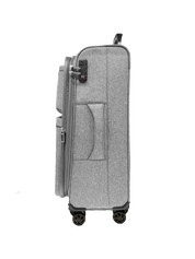 San Michelle Denim Carrier 67cm Suitcase - San Michelle Bags suitcase nz