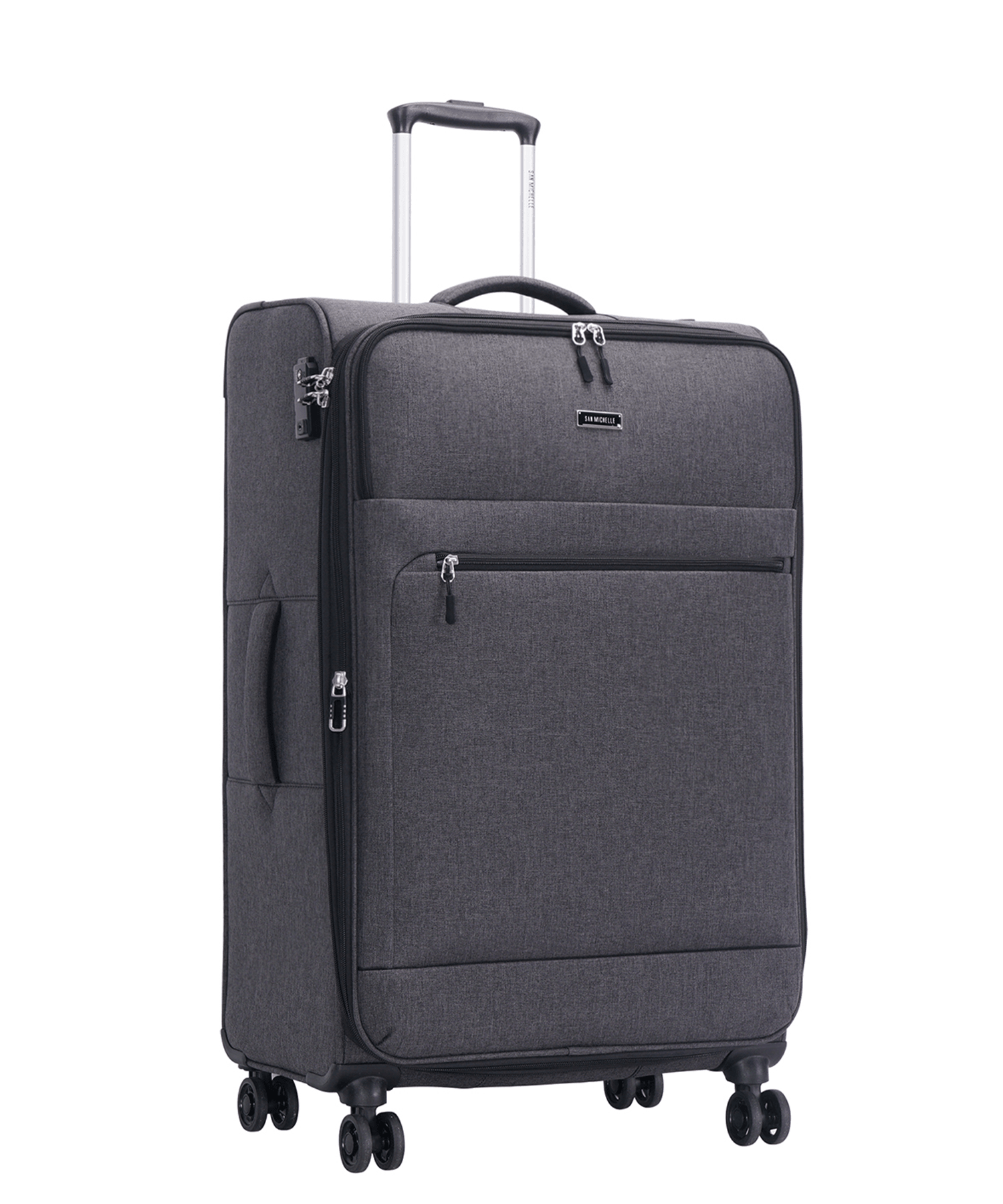 San Michelle Denim Explorer 68cm Suitcase - San Michelle Bags suitcase nz