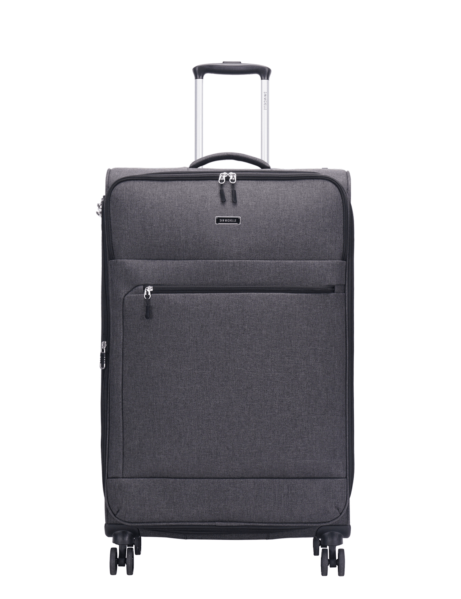 San Michelle Denim Explorer 68cm Suitcase - San Michelle Bags suitcase nz