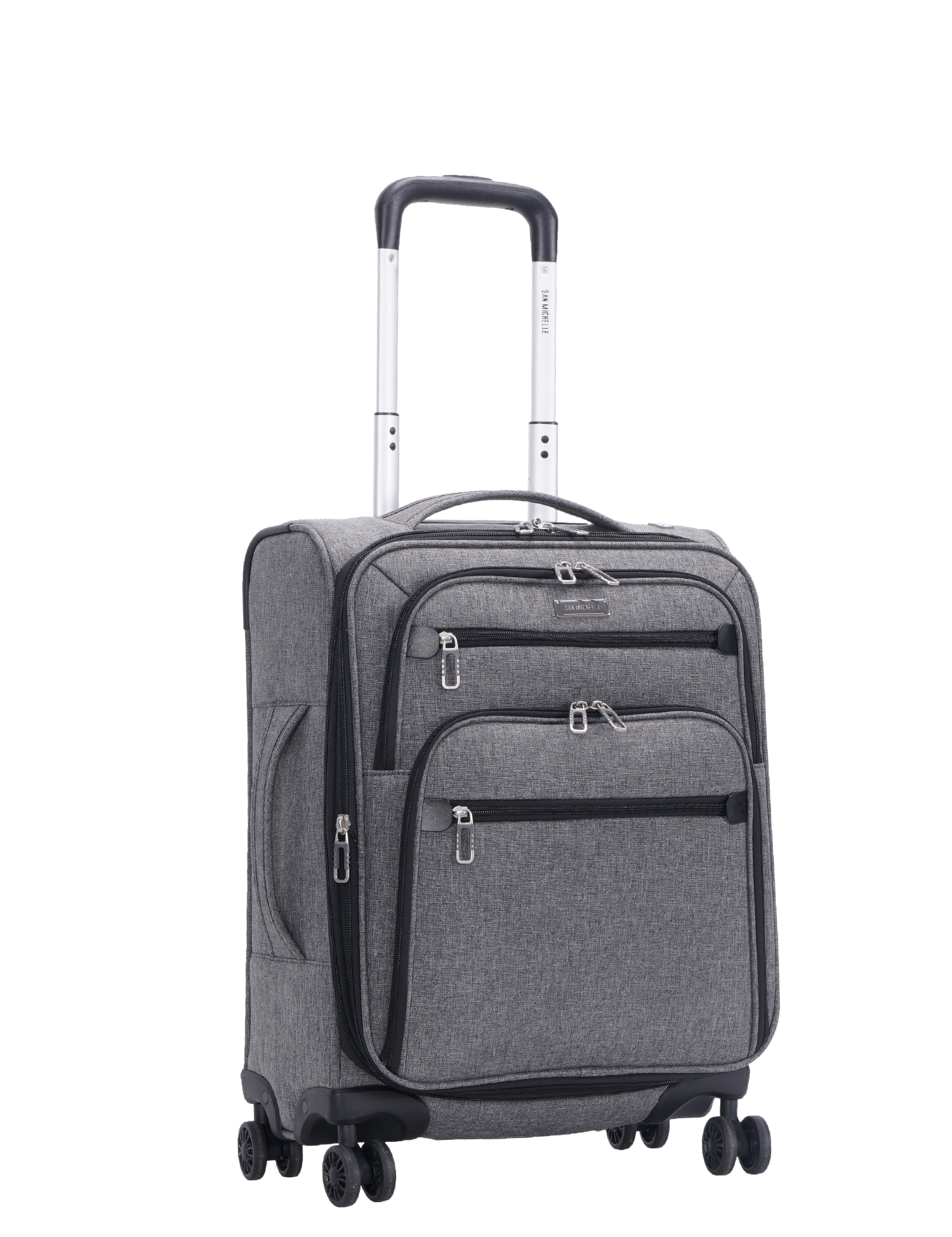 San Michelle Denim Traveller 55cm Suitcase - San Michelle Bags suitcase nz