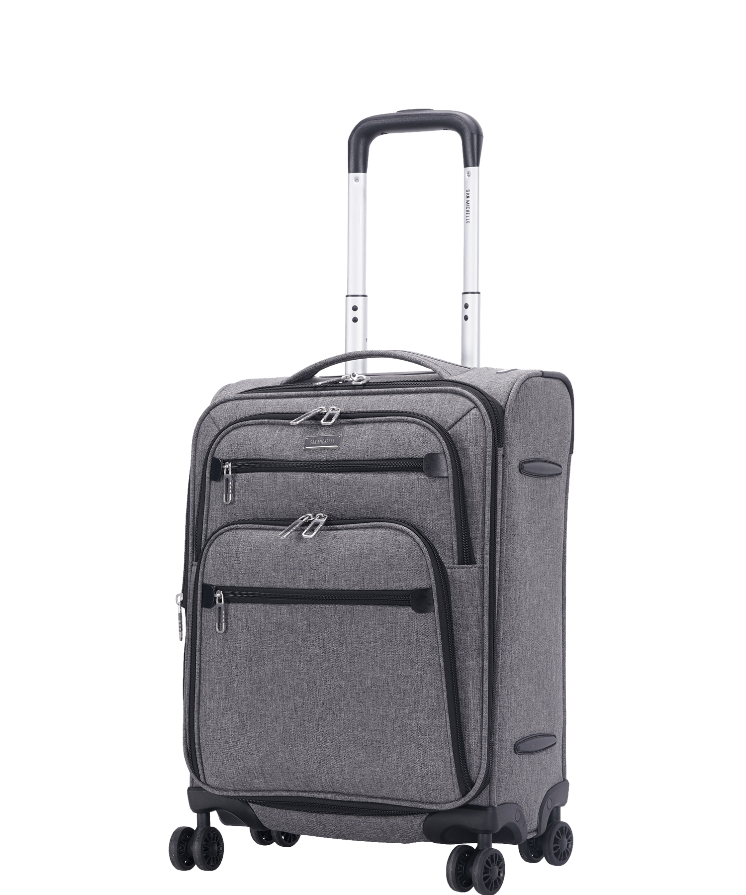 San Michelle Denim Traveller 55cm Suitcase - San Michelle Bags suitcase nz