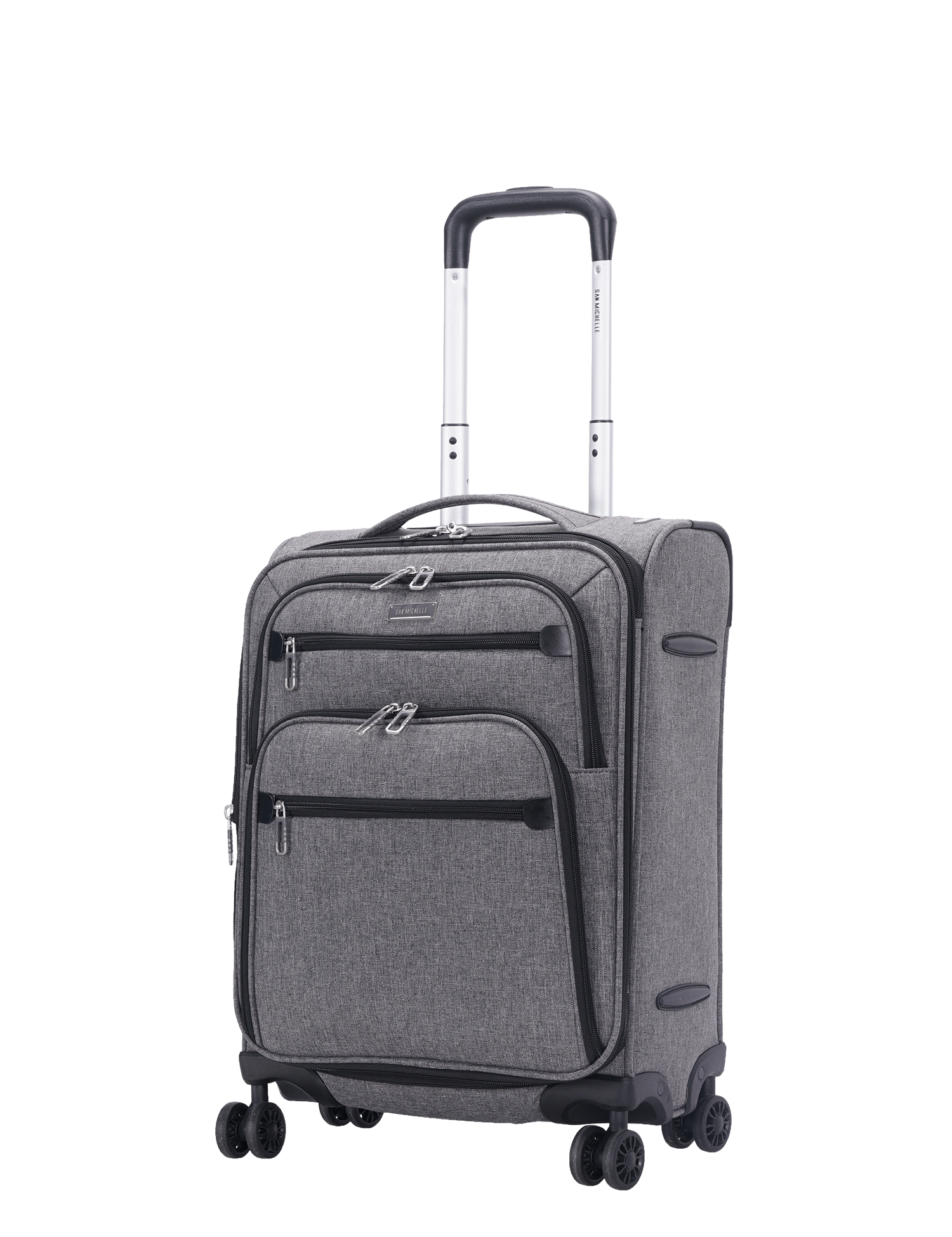 San Michelle Denim Traveller 55cm Suitcase - San Michelle Bags suitcase nz