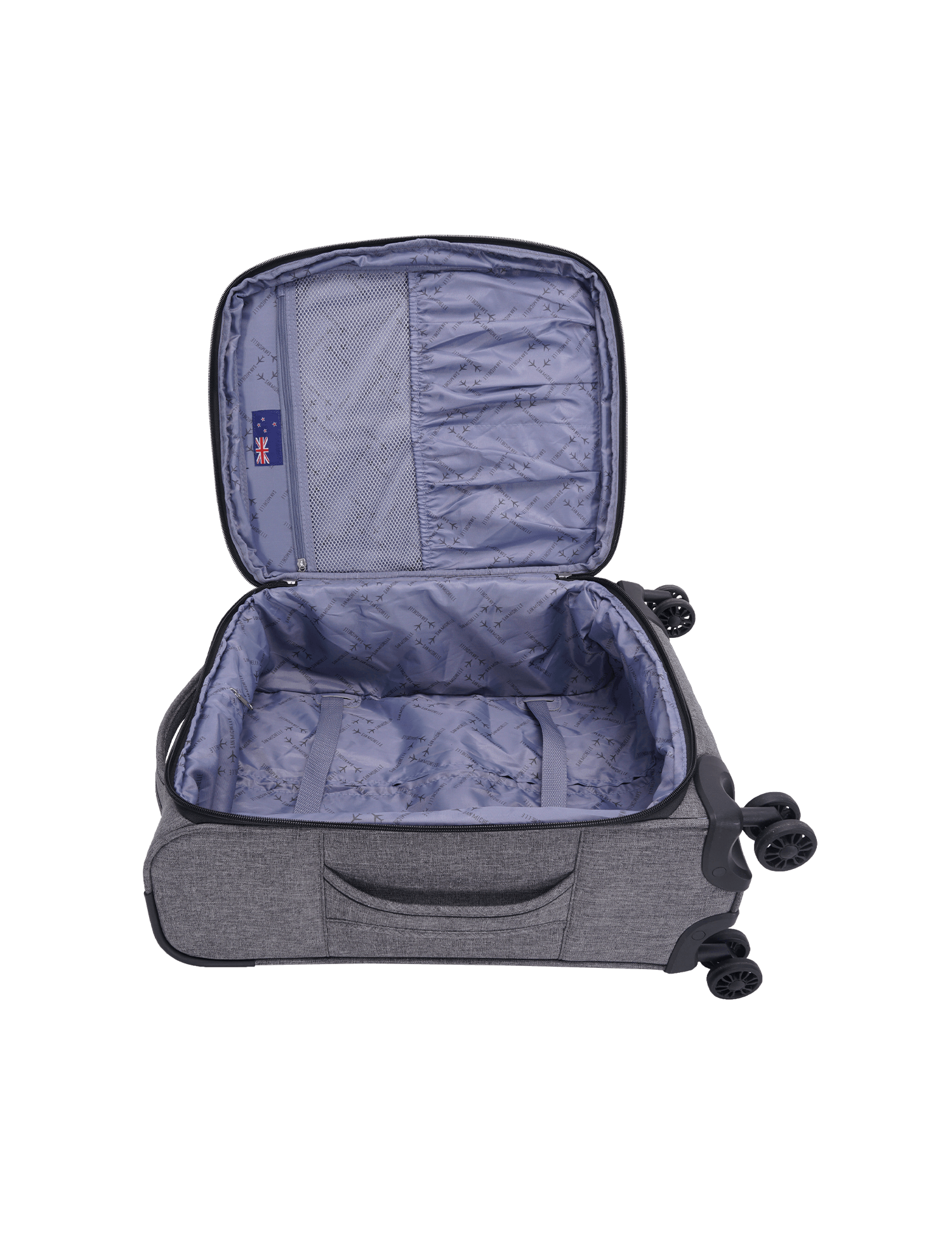 San Michelle Denim Traveller 55cm Suitcase - San Michelle Bags suitcase nz