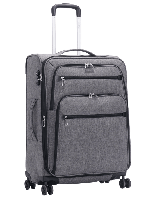 San Michelle Denim Traveller 69cm Suitcase - San Michelle Bags suitcase nz