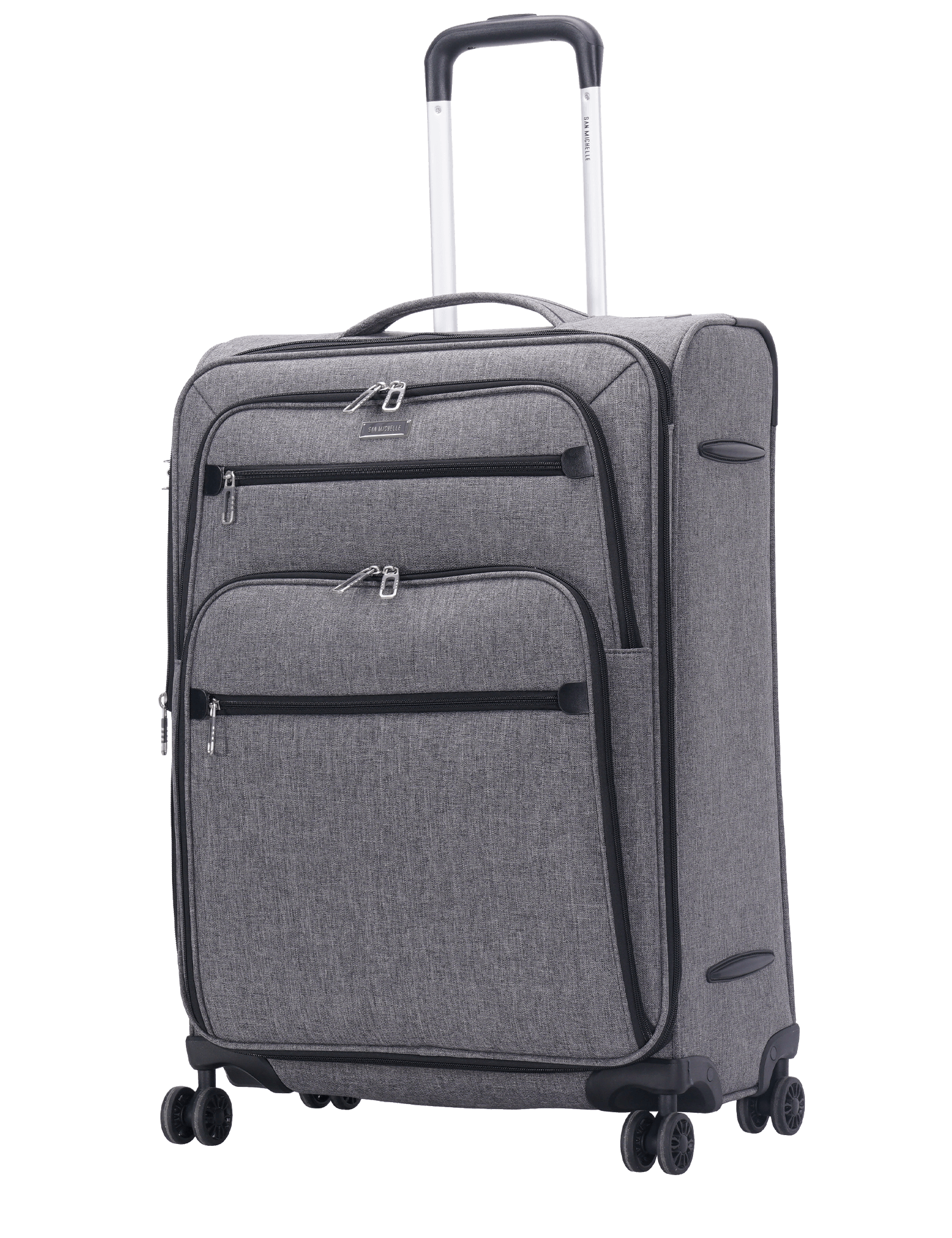 San Michelle Denim Traveller 69cm Suitcase - San Michelle Bags suitcase nz