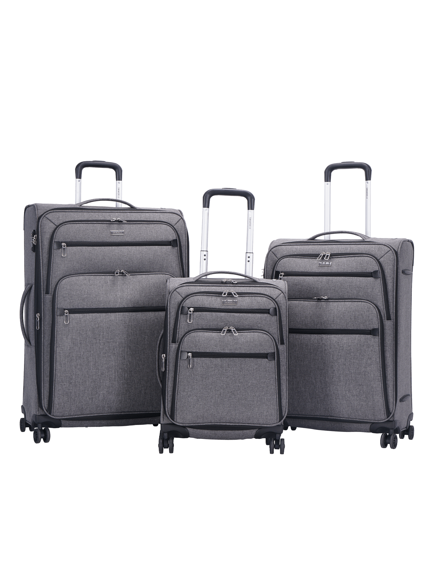 San Michelle Denim Traveller 69cm Suitcase - San Michelle Bags suitcase nz