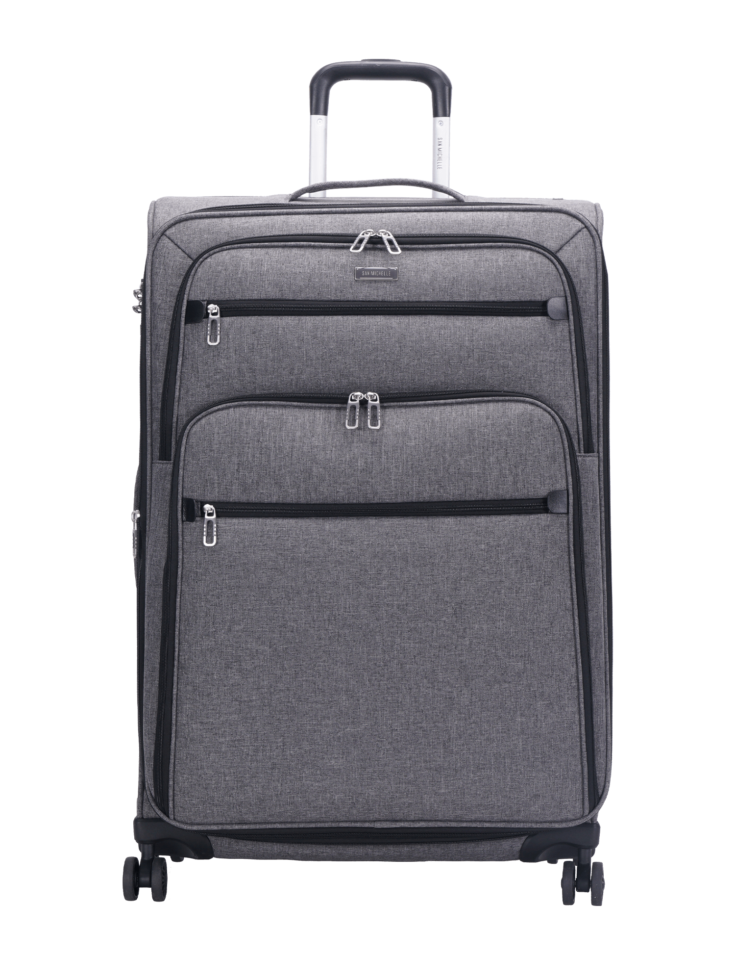 San Michelle Denim Traveller 77cm Suitcase - San Michelle Bags suitcase nz