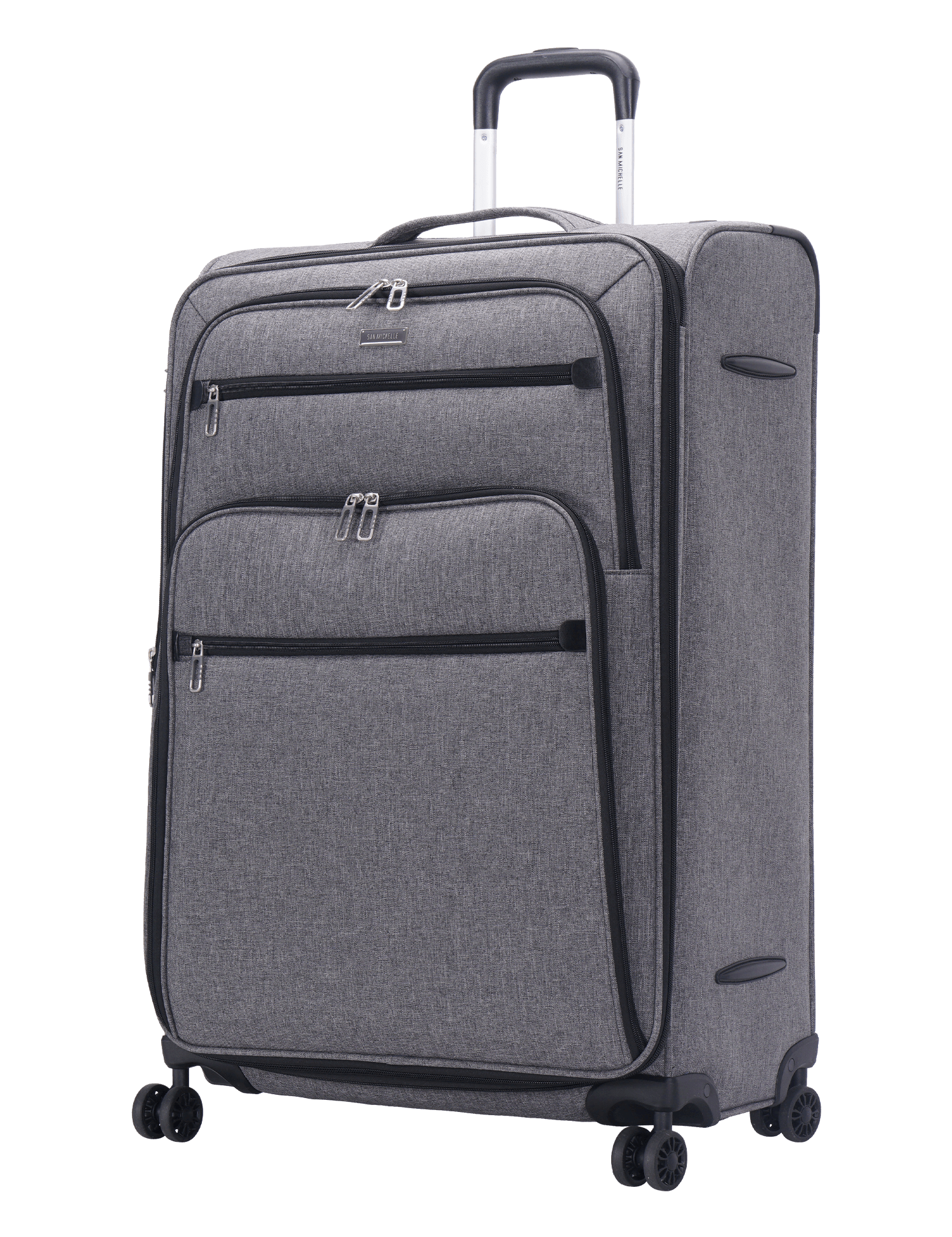 San Michelle Denim Traveller 77cm Suitcase - San Michelle Bags suitcase nz