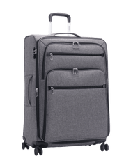 San Michelle Denim Traveller 77cm Suitcase - San Michelle Bags suitcase nz