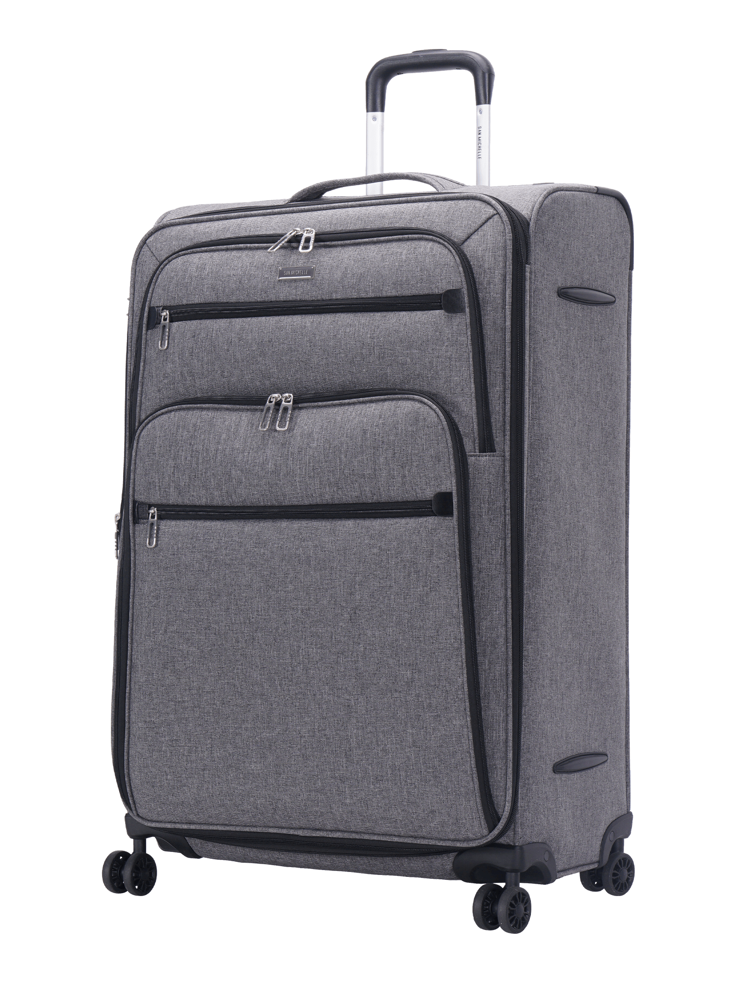 San Michelle Denim Traveller 77cm Suitcase - San Michelle Bags suitcase nz