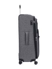 San Michelle Denim Traveller 77cm Suitcase - San Michelle Bags suitcase nz