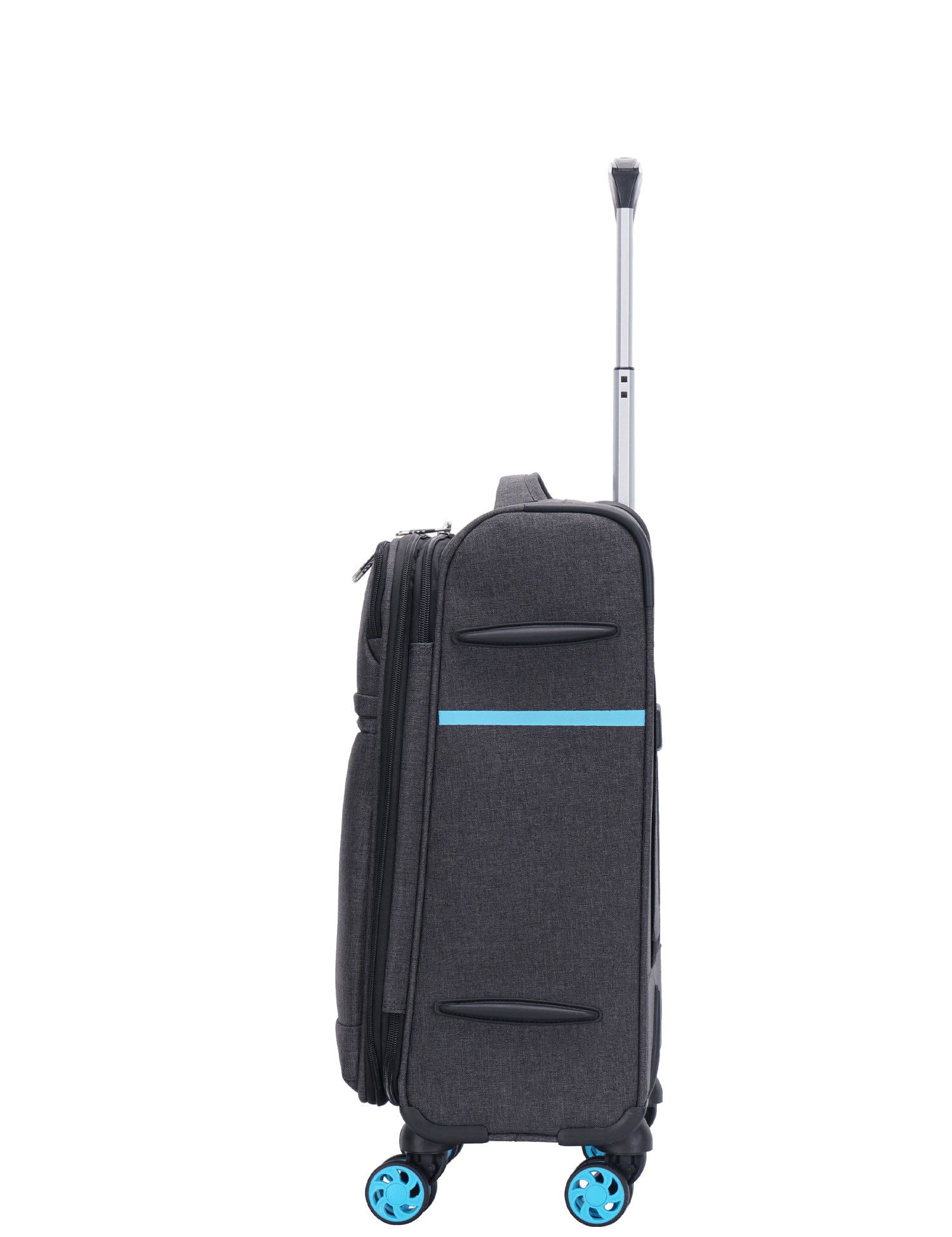 San Michelle Denim Voyager 55cm Suitcase - San Michelle Bags suitcase nz