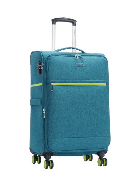 San Michelle Denim Voyager 68cm Suitcase - San Michelle Bags suitcase nz