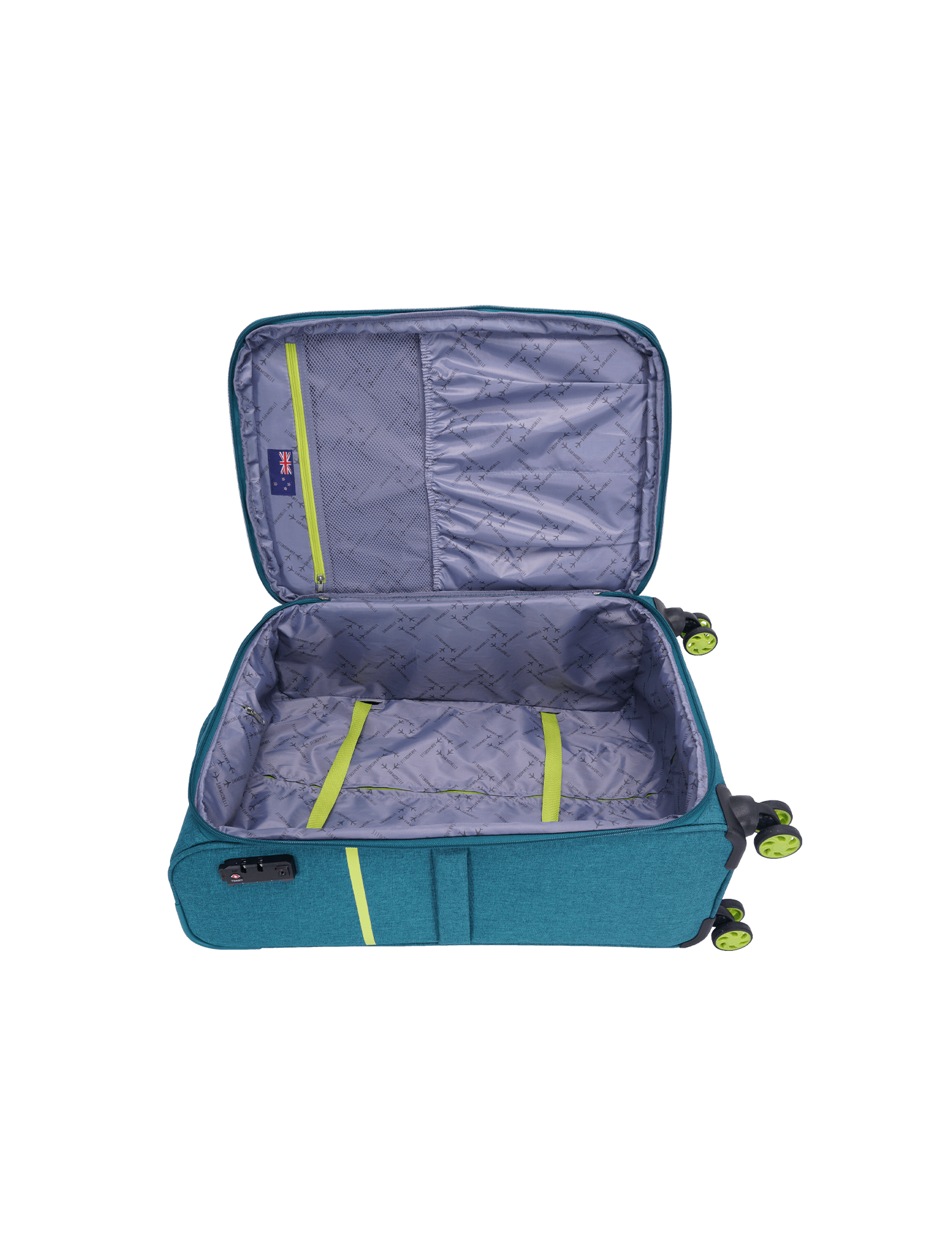 San Michelle Denim Voyager 68cm Suitcase - San Michelle Bags suitcase nz