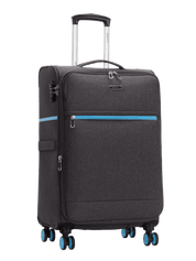 San Michelle Denim Voyager 79cm Suitcase - San Michelle Bags suitcase nz