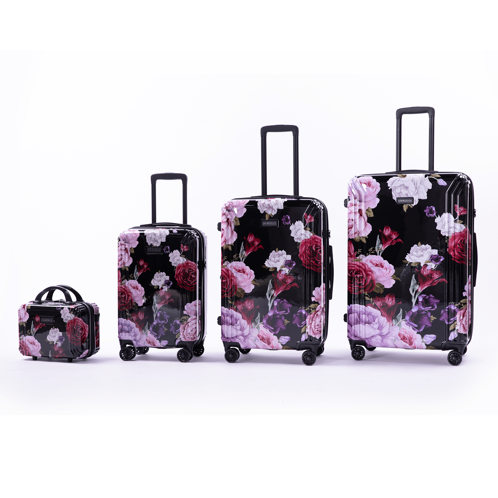 San Michelle Floral Explorer 55cm Suitcase - San Michelle Bags suitcase nz