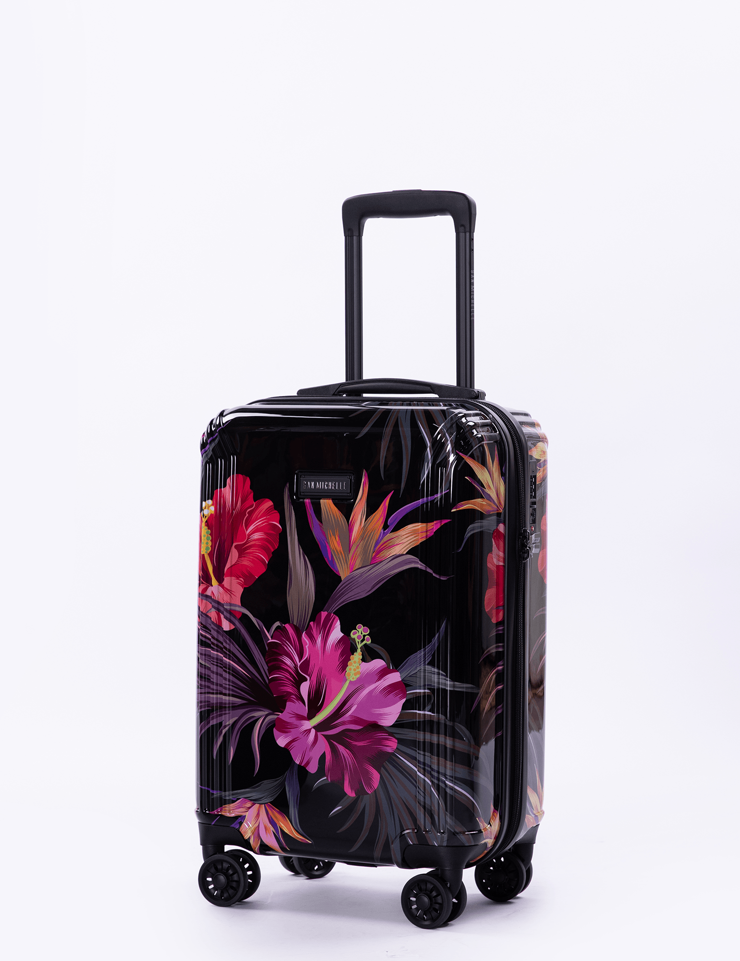 San Michelle Floral Explorer 55cm Suitcase - San Michelle Bags suitcase nz