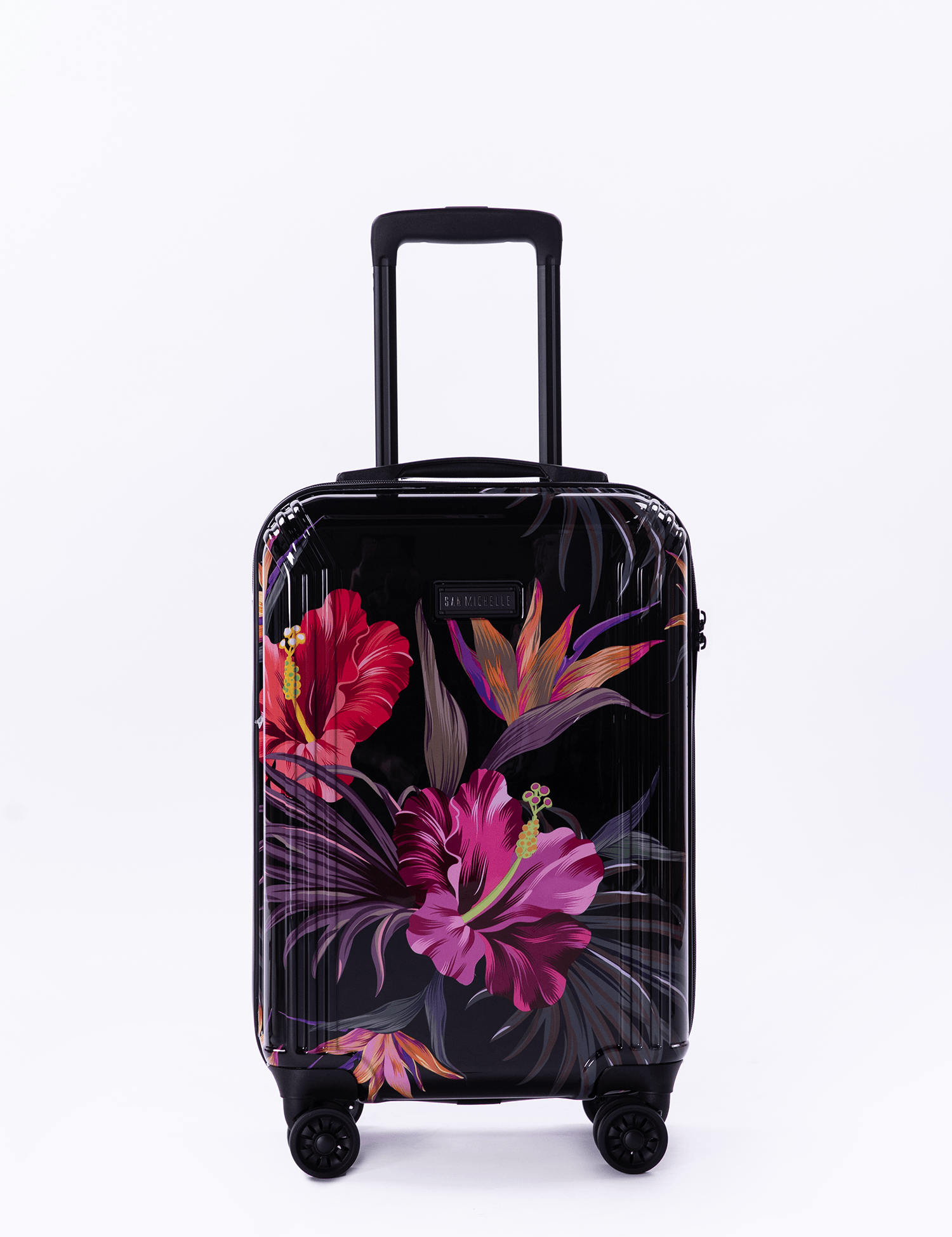 San Michelle Floral Explorer 55cm Suitcase - San Michelle Bags suitcase nz