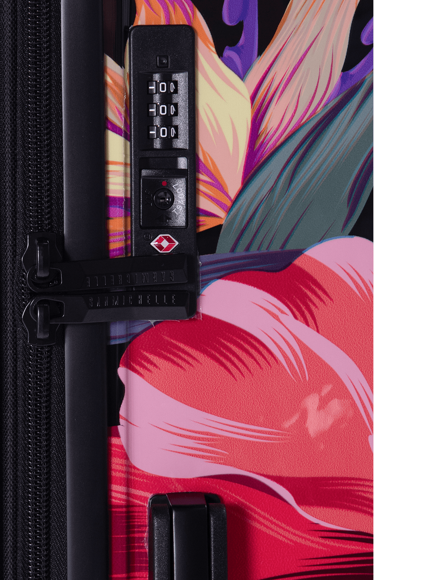 San Michelle Floral Explorer 55cm Suitcase - San Michelle Bags suitcase nz