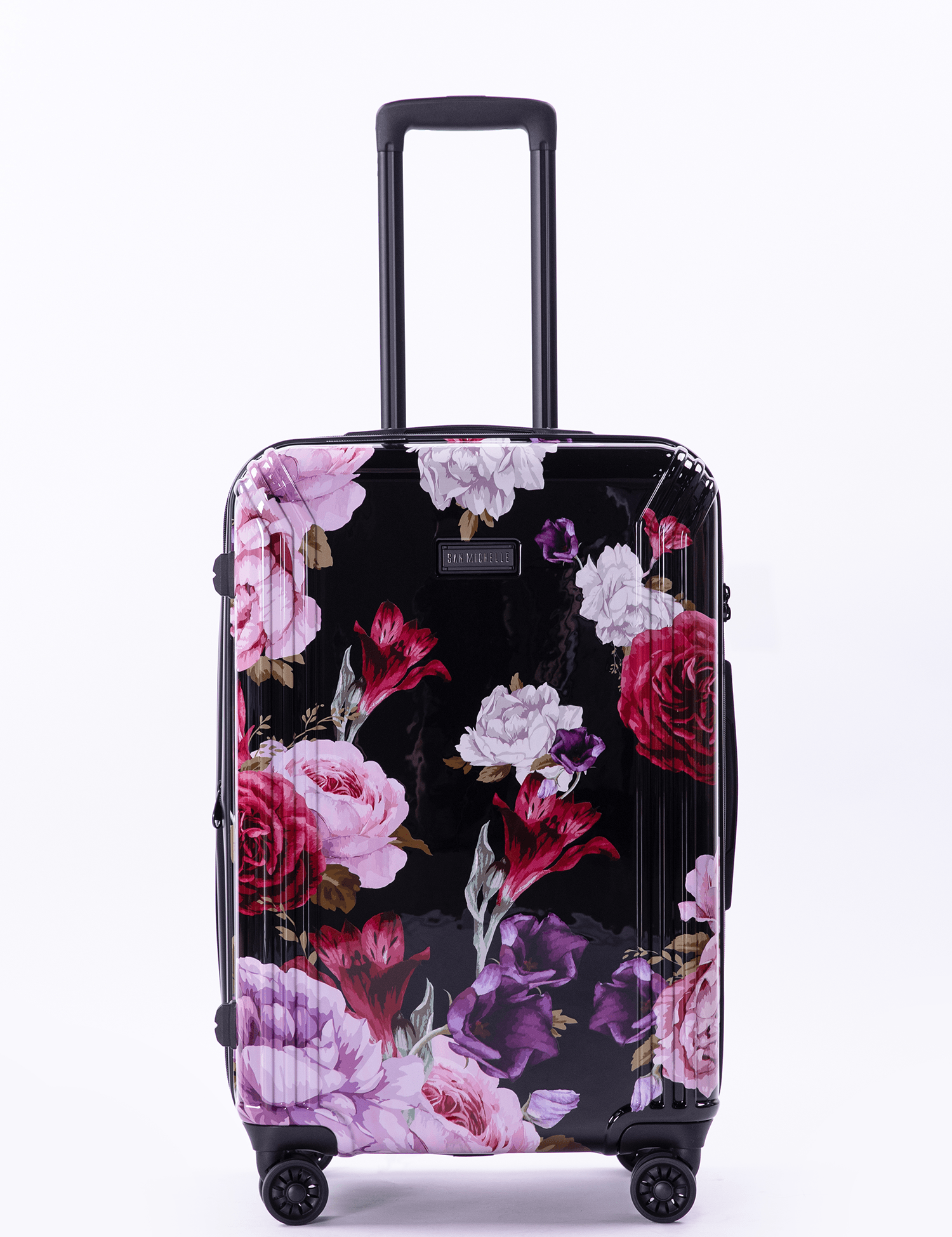 San Michelle Floral Explorer 67cm Suitcase - San Michelle Bags suitcase nz
