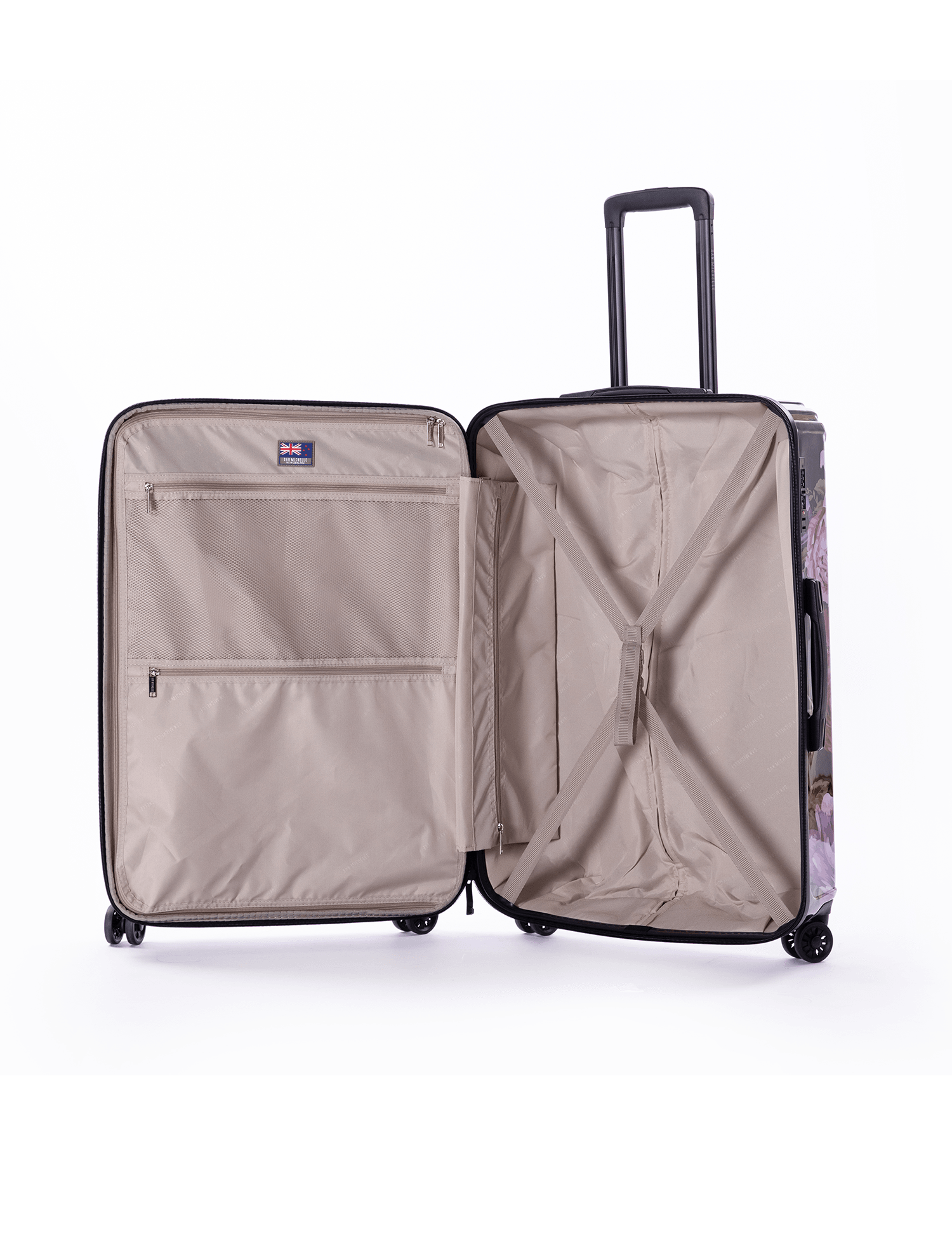 San Michelle Floral Explorer 67cm Suitcase - San Michelle Bags suitcase nz