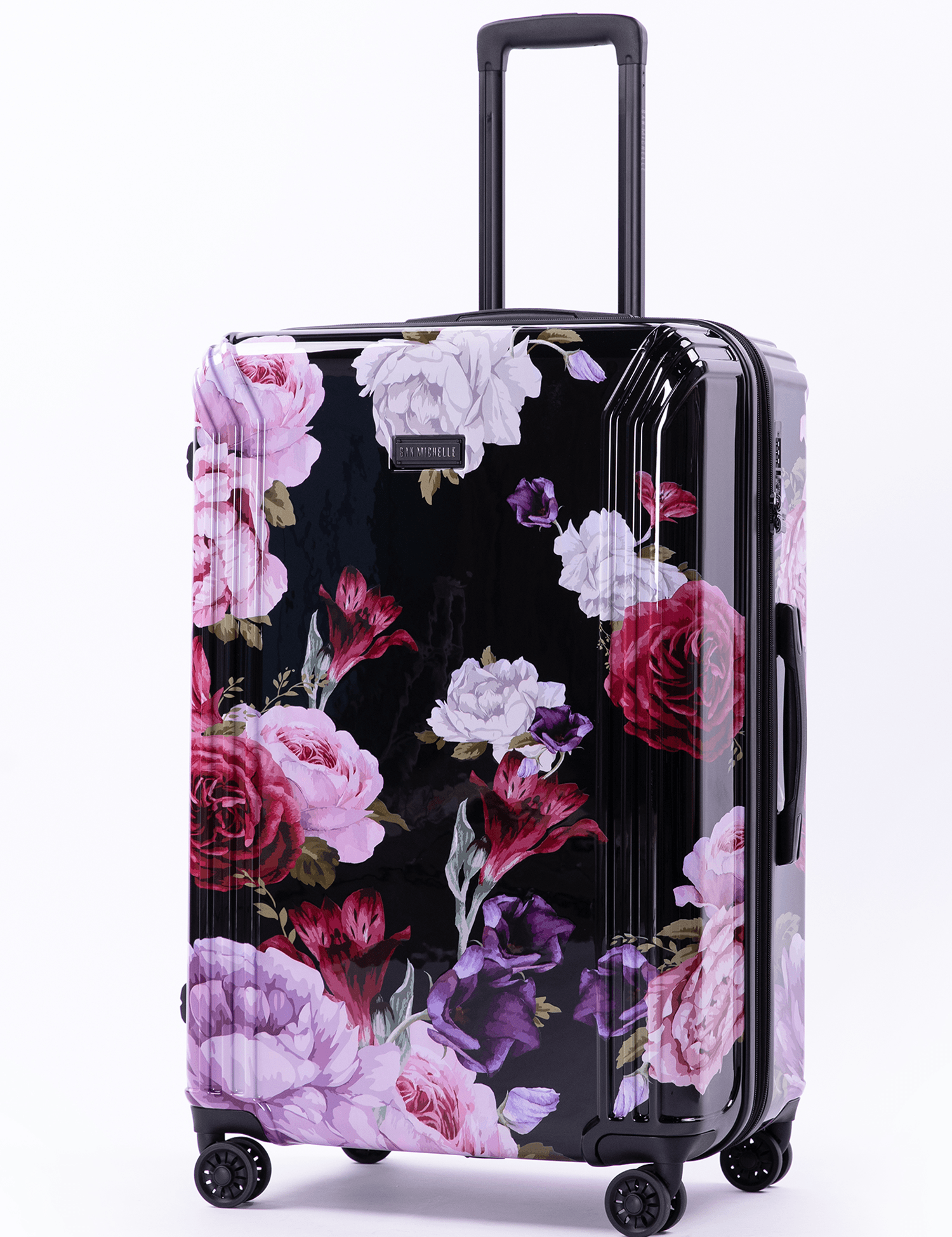 San Michelle Floral Explorer 78cm Suitcase - San Michelle Bags suitcase nz