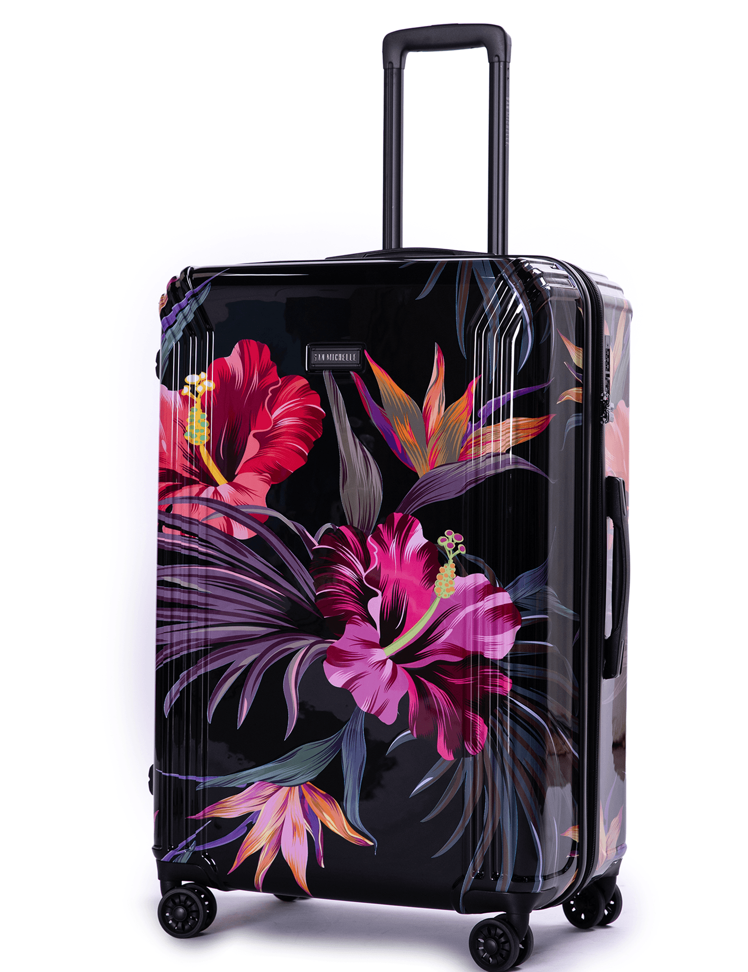 San Michelle Floral Explorer 78cm Suitcase - San Michelle Bags suitcase nz
