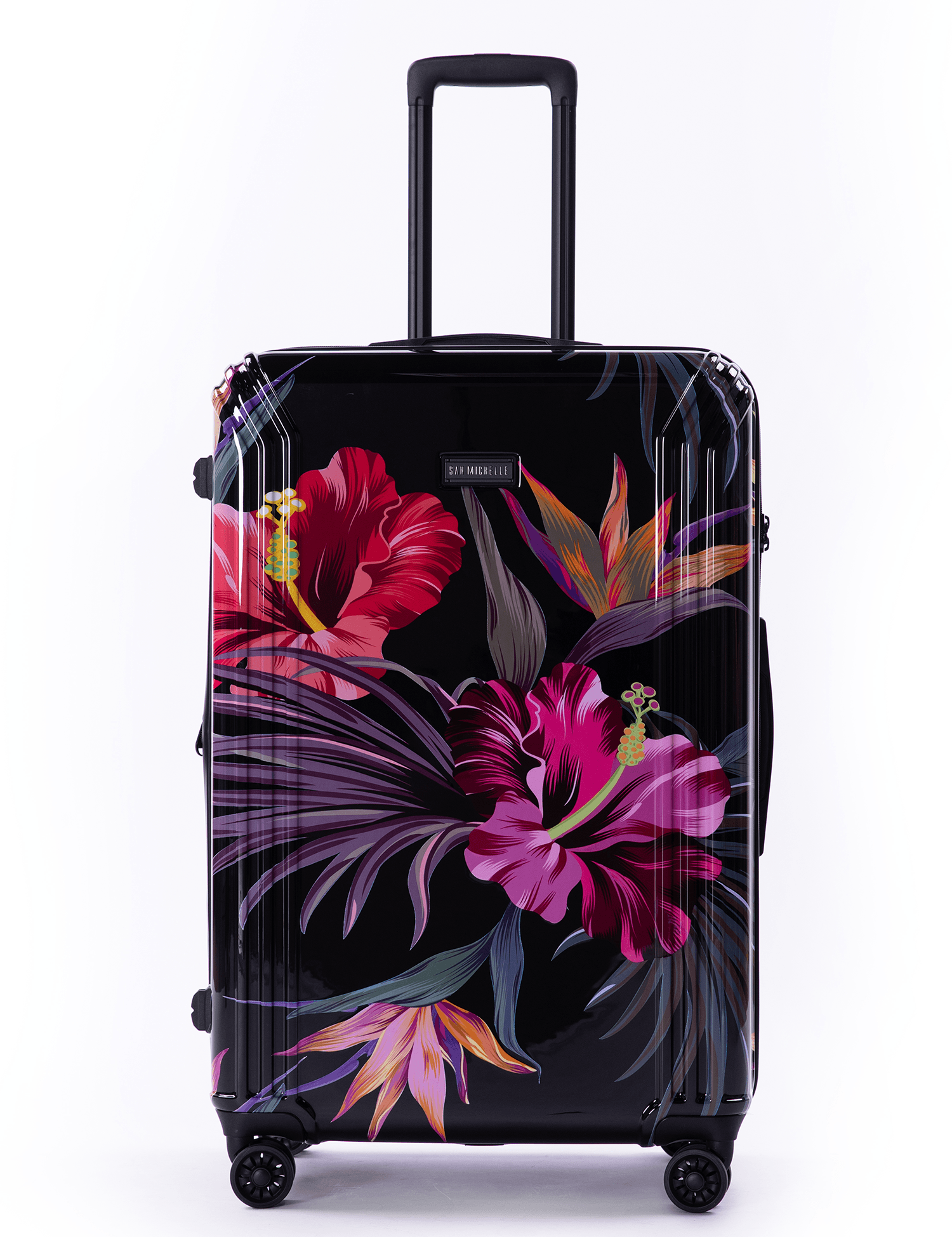San Michelle Floral Explorer 78cm Suitcase - San Michelle Bags suitcase nz
