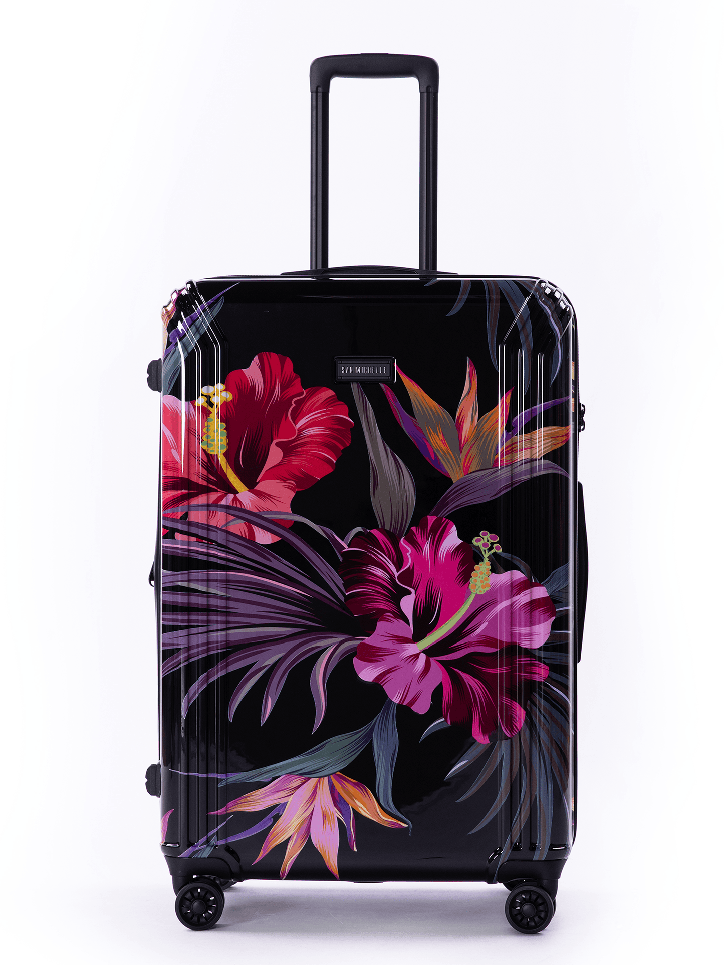 San Michelle Floral Explorer 78cm Suitcase NZ Luggage Bags