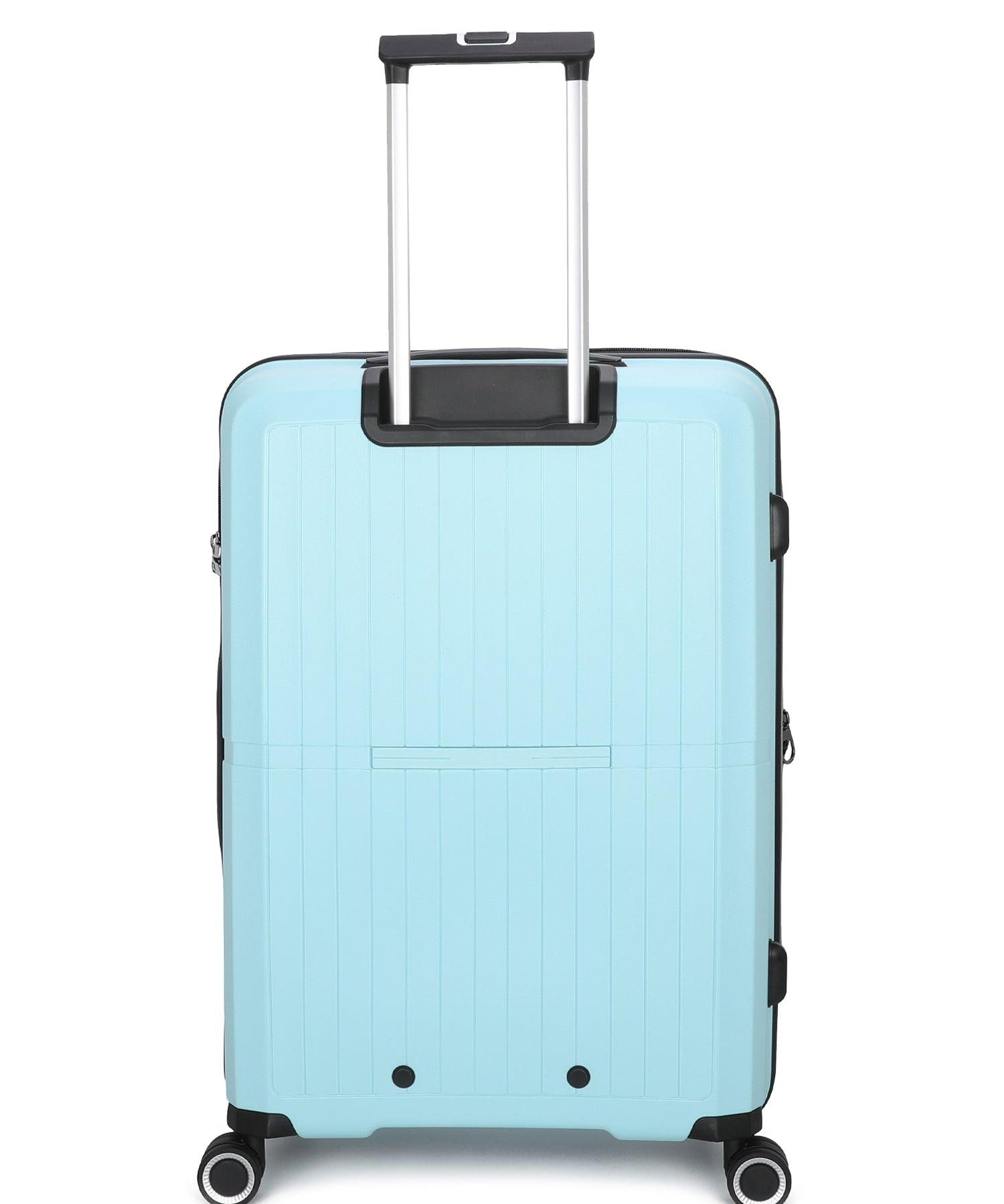 San Michelle Light Adventurer 66cm Suitcase - Light Blue - San Michelle Bags suitcase nz
