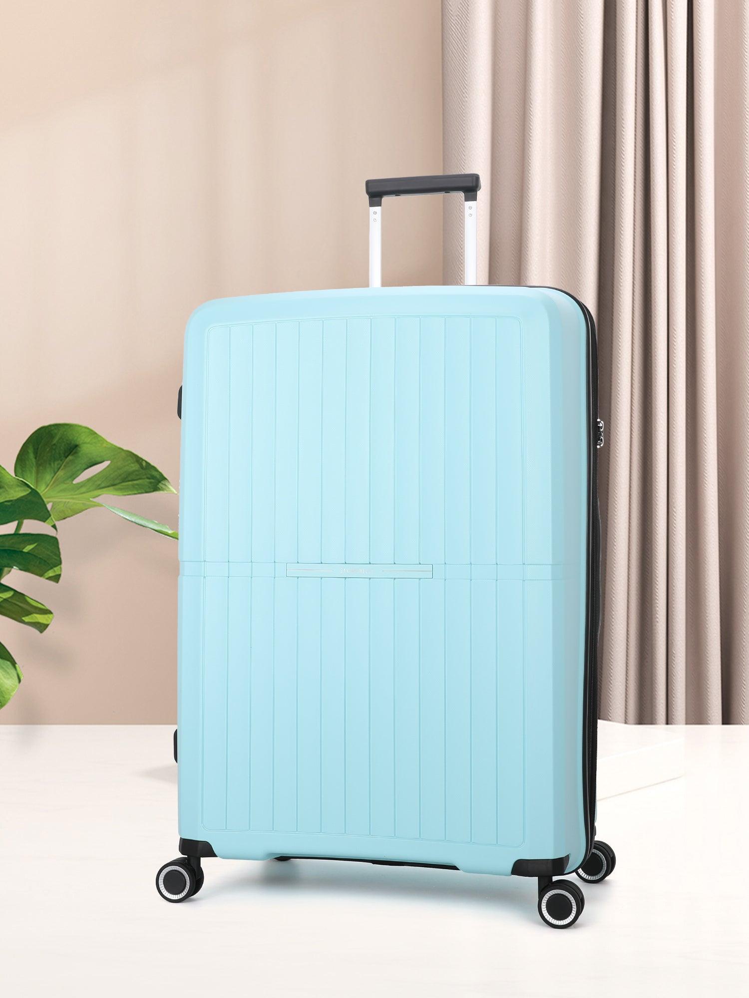 San Michelle Light Adventurer 77cm Suitcase - Light Blue - San Michelle Bags suitcase nz