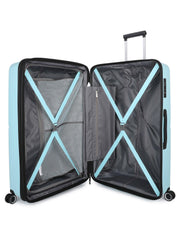 San Michelle Light Adventurer 77cm Suitcase - Light Blue - San Michelle Bags suitcase nz