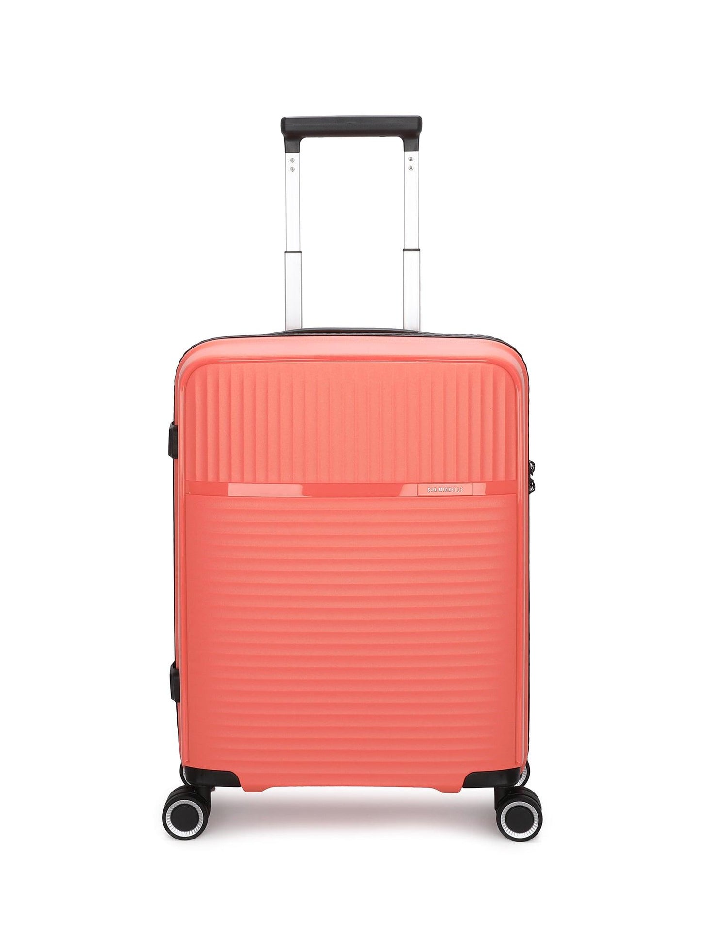 San Michelle Light Traveller 54cm Suitcase - Peach - San Michelle Bags suitcase nz