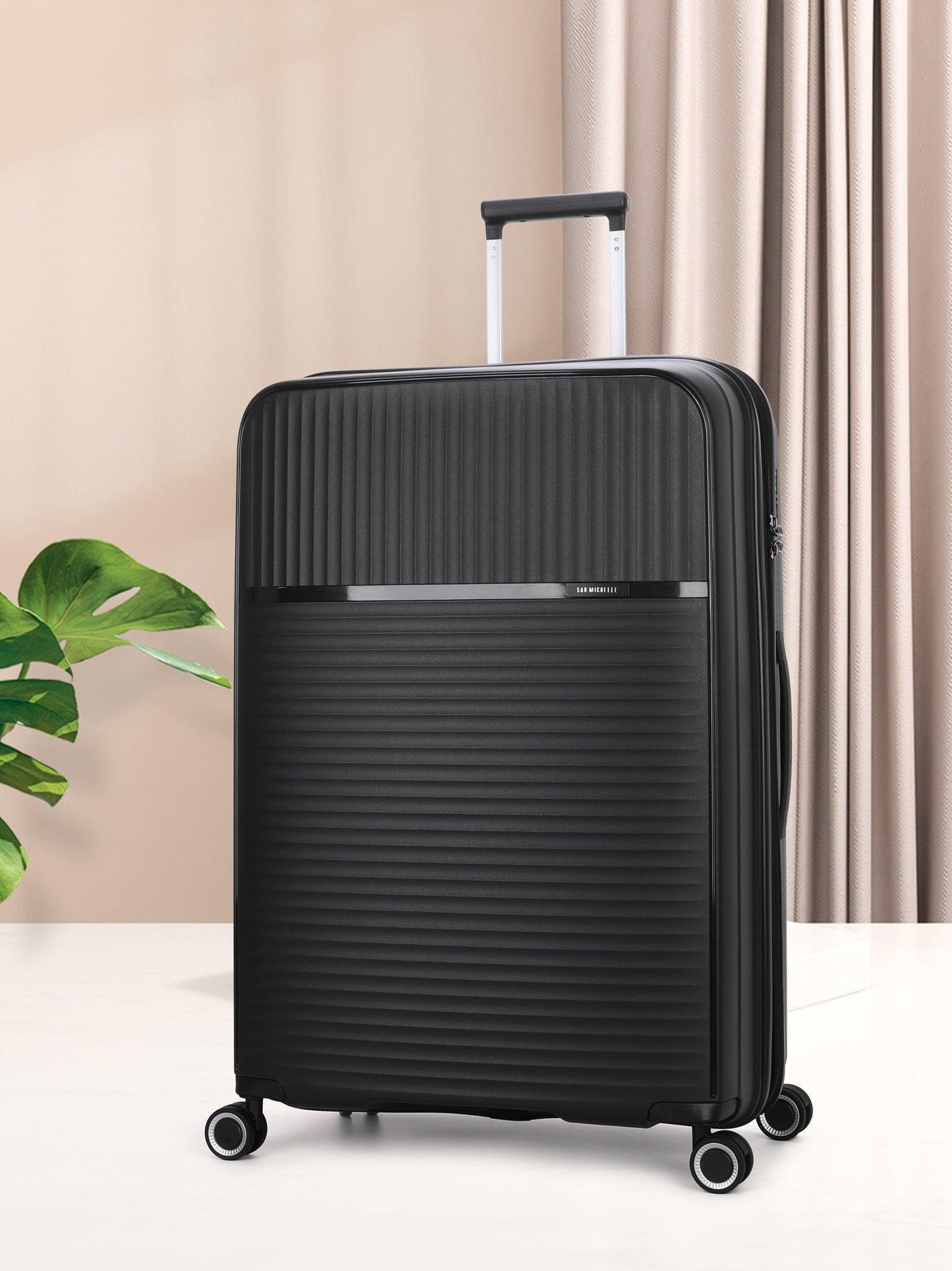 San Michelle Light Traveller 75cm Suitcase - Blue - San Michelle Bags suitcase nz